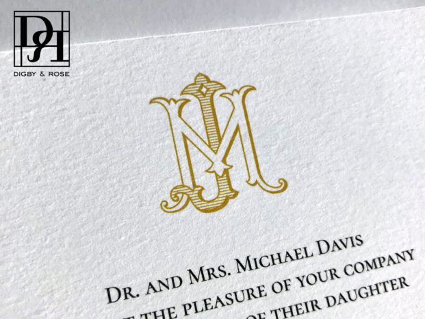 JM or MJ Monogram, Crest, or Logo - Digby & Rose