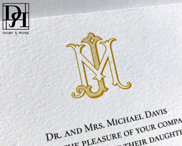 JM or MJ Monogram, Crest, or Logo - Digby & Rose