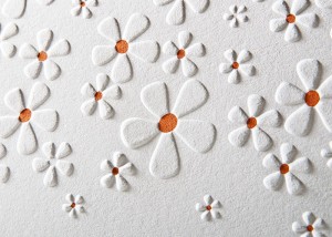 Pretty Daisies Embossed Card