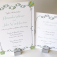 Art Deco Wedding Invitation