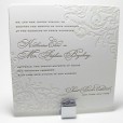 Elegant letterpress wedding invitations