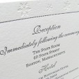 elegant winter wedding invitation