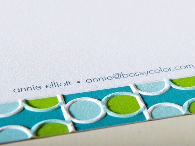 Annie Elliott Custom Embossed Stationery