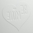 Embossed valentine heart card