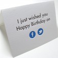 Facebook birthday cards