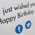 Facebook birthday cards