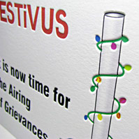 Festivus Air Your Grievances Humorous Holiday Cards