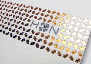 Crystal foil stamping wedding invitations