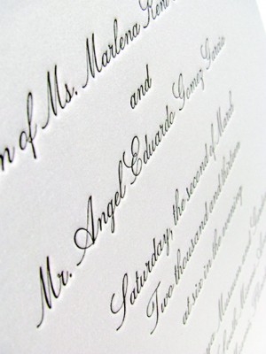 formal wedding