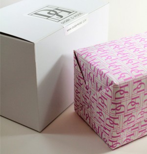 gift wrap and sticker