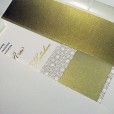 Wedding invitations gold