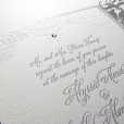 laser cut fold letterpress invitation