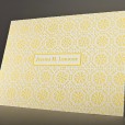 Jessica Custom letterpress folded notecards
