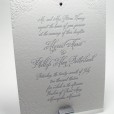 laser cut fold letterpress invitation