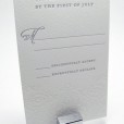 laser cut fold letterpress invitation