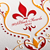 McDonalds 365 Black Awards Fleur de Lis Invitation