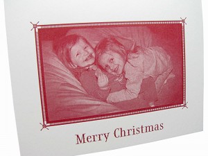 Letterpress Photo Card