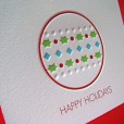 unique christmas cards ornament