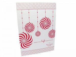 Peppermint Candy Christmas Card