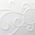 Monogram Scroll Wedding Invitation