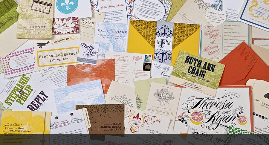 Wedding invitations for every style