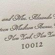 Letterpress Black Tie Formal Wedding Invitations
