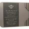 Letterpress Black Tie Formal Wedding Invitations