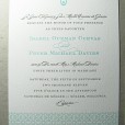 spanish style mexico wedding letterpress wedding invitation