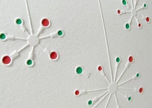 Mid century modern Christmas cards