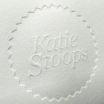 Katie Stoops Letterpress Business Card