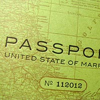 Passport Wedding Invitation