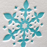 Snowflakes Wedding Invitation