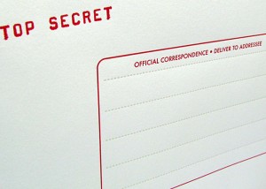 Top Secret Spy Wedding Invitation