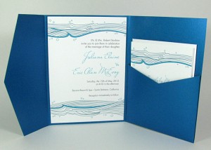 Ocean Waves Beach Wedding Invitation