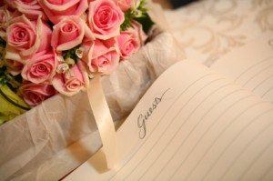 wedding guest book